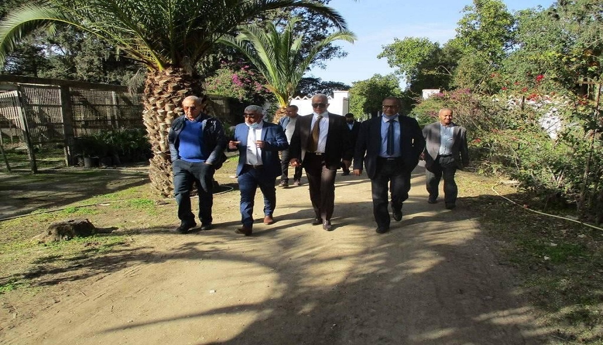 Réunion de travail avec le PDG de la Société Sadira au Lycée Sectoriel en Agrumiculture et Vigne de Bouchrik